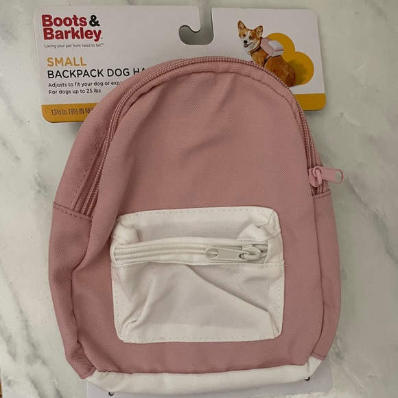BOOTS & BARKLEY NWT Small Dog Backpack Harness in Pink - Picture 14 of 14